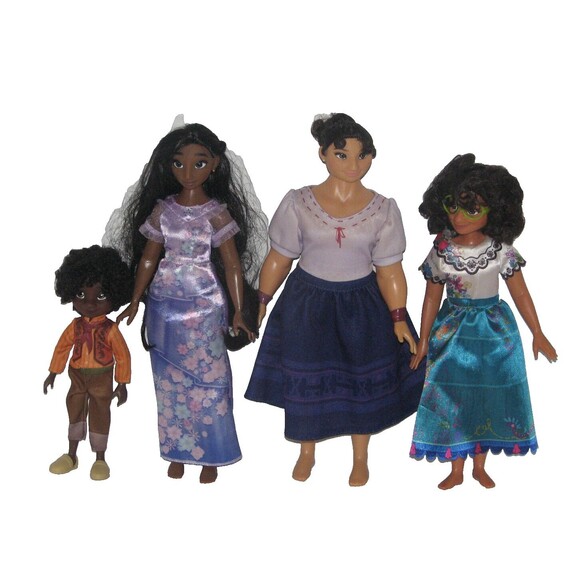 DIsney Encanto 4 Doll Set - Mirabel, Isabela, Luisa, & Antonio - Picture 1 of 5